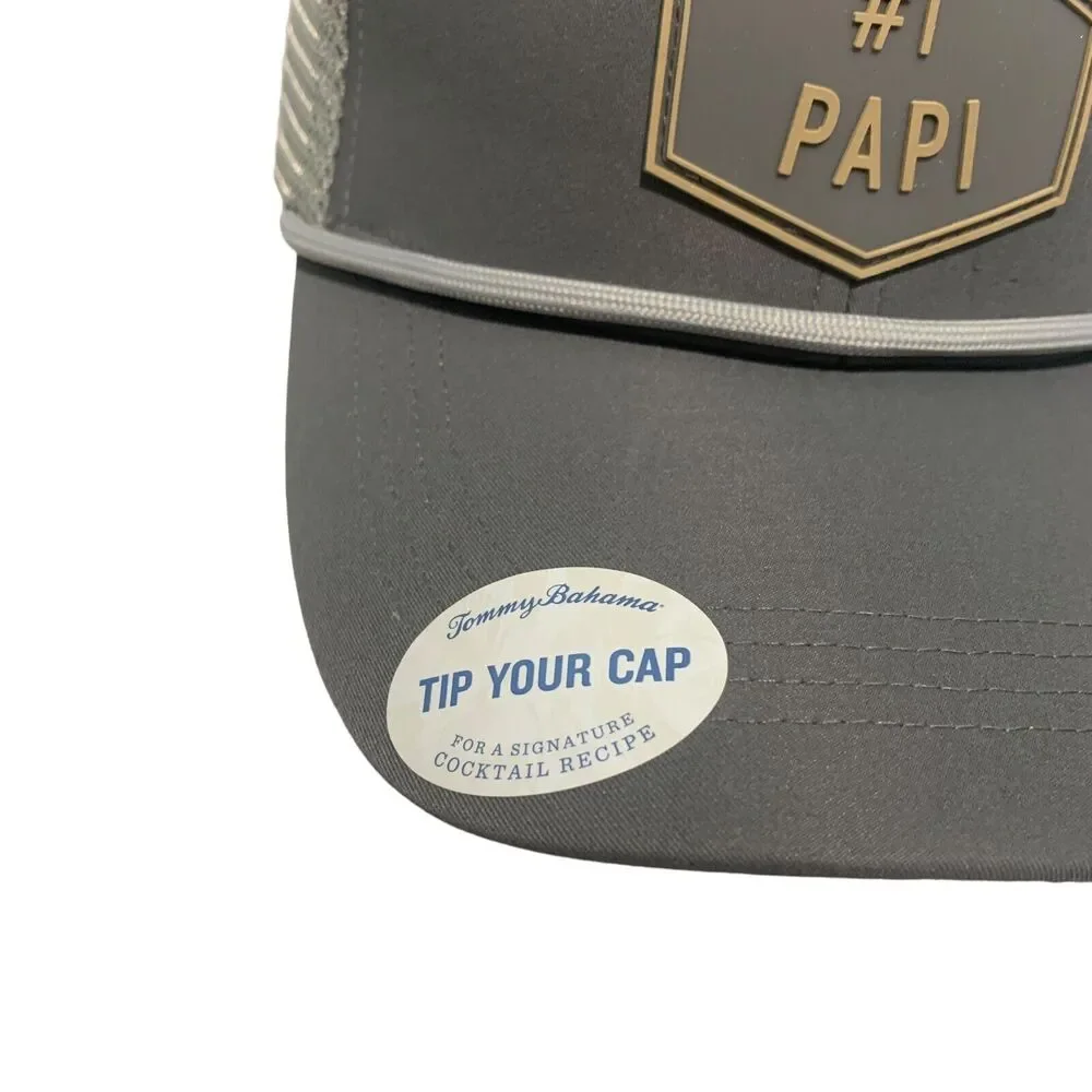 Tommy Bahama #1 Papi Tip Your Cap Baja Margarita Recipe Trucker Snapback Cap Hat